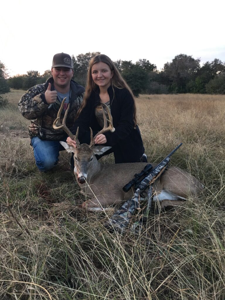 Tyler and I in 2018 when I shot a whitetail buck. 